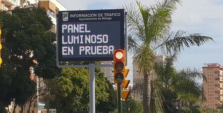 paneles de mensaje variable de bajo consumo para tráfico