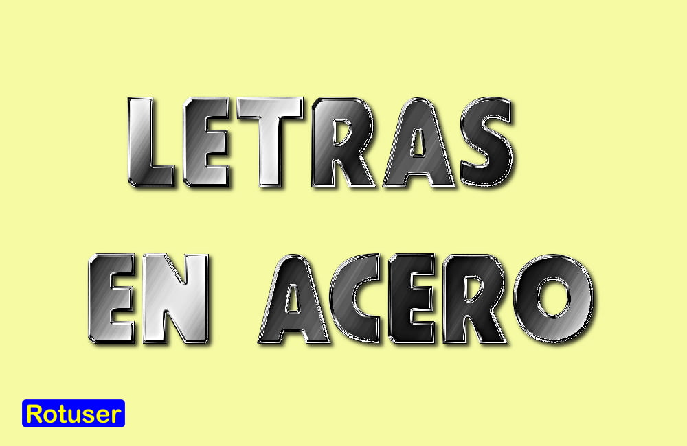 letras corporativas acero