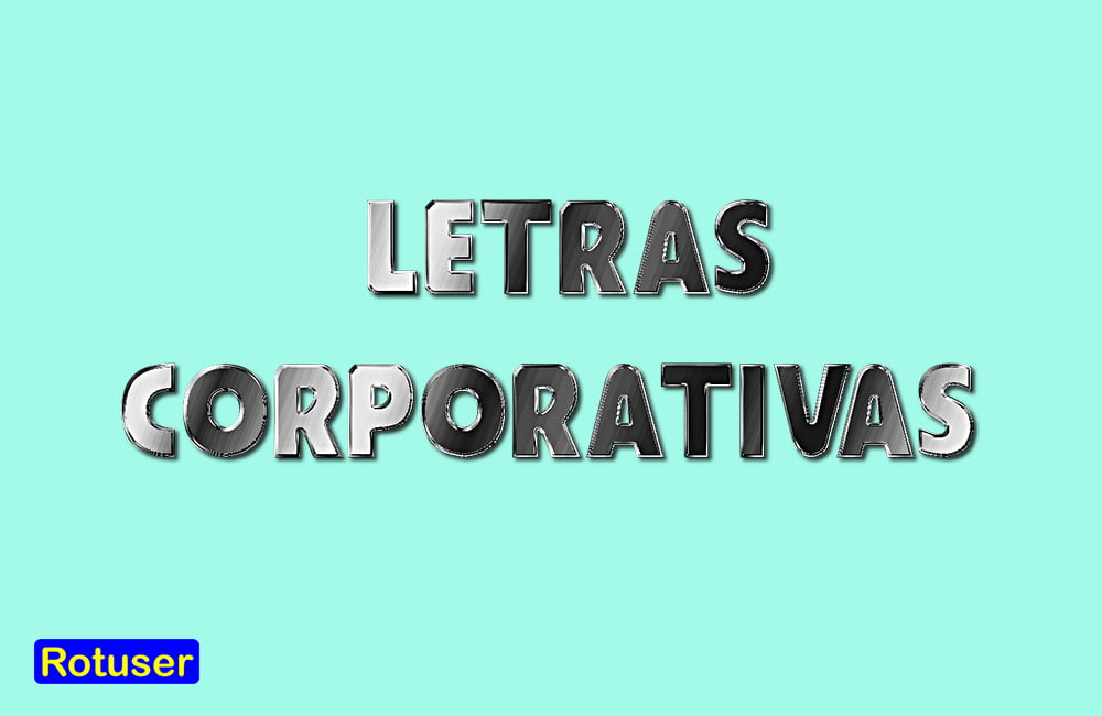 letras corporativas en acero