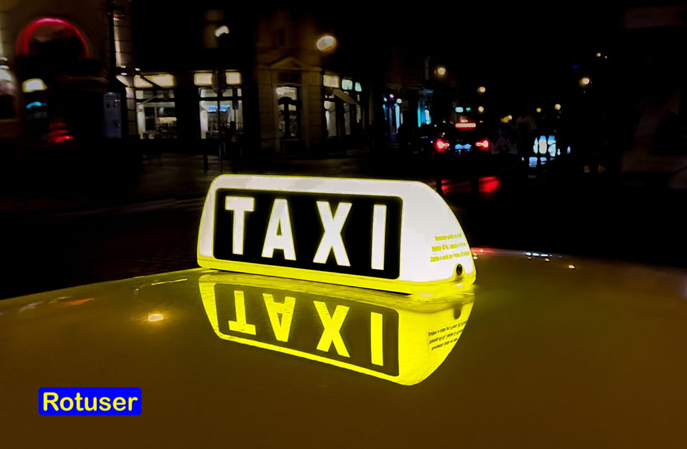 rótulos luminosos para taxis